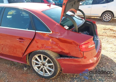 2014 Audi A4 2.0T Premium from USA, damaged, VIN WAUFFAFL3EN040449